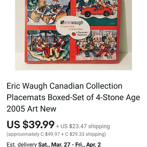 SET OF 4 PLACEMATS - Picture 3 of 3